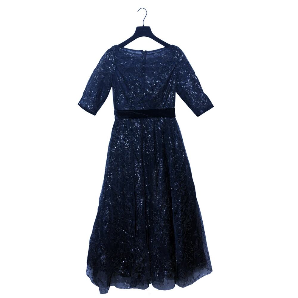 Chiclody NWT Tulle Fit & Flare Glitter Midi Dress Size 8 - Picture 3 of 5